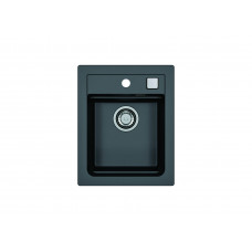 Мойка для кухни ALVEUS GRANITAL ATROX 10 CARBON - G91 400 X  500  1X в комплекте с сифоном 