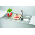 Мойка для кухни накладная ALVEUS CLASSIC 100R NAT-60 1200X600 правая в комплекте с сифоном  