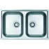 Мойка для кухни ALVEUS LINE 90 NAT-90 790X500 2X в компл. с сифоном 
