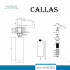 Дозатор для мыла CALLAS 0,32L G81 CONCRETE