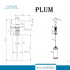 Дозатор для мыла PLUM 0,5L CHR